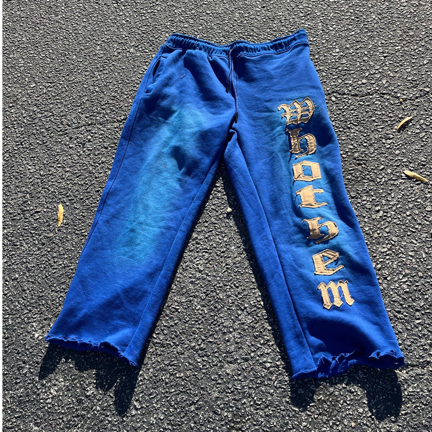 Blue “WhoThem” Sweatpants