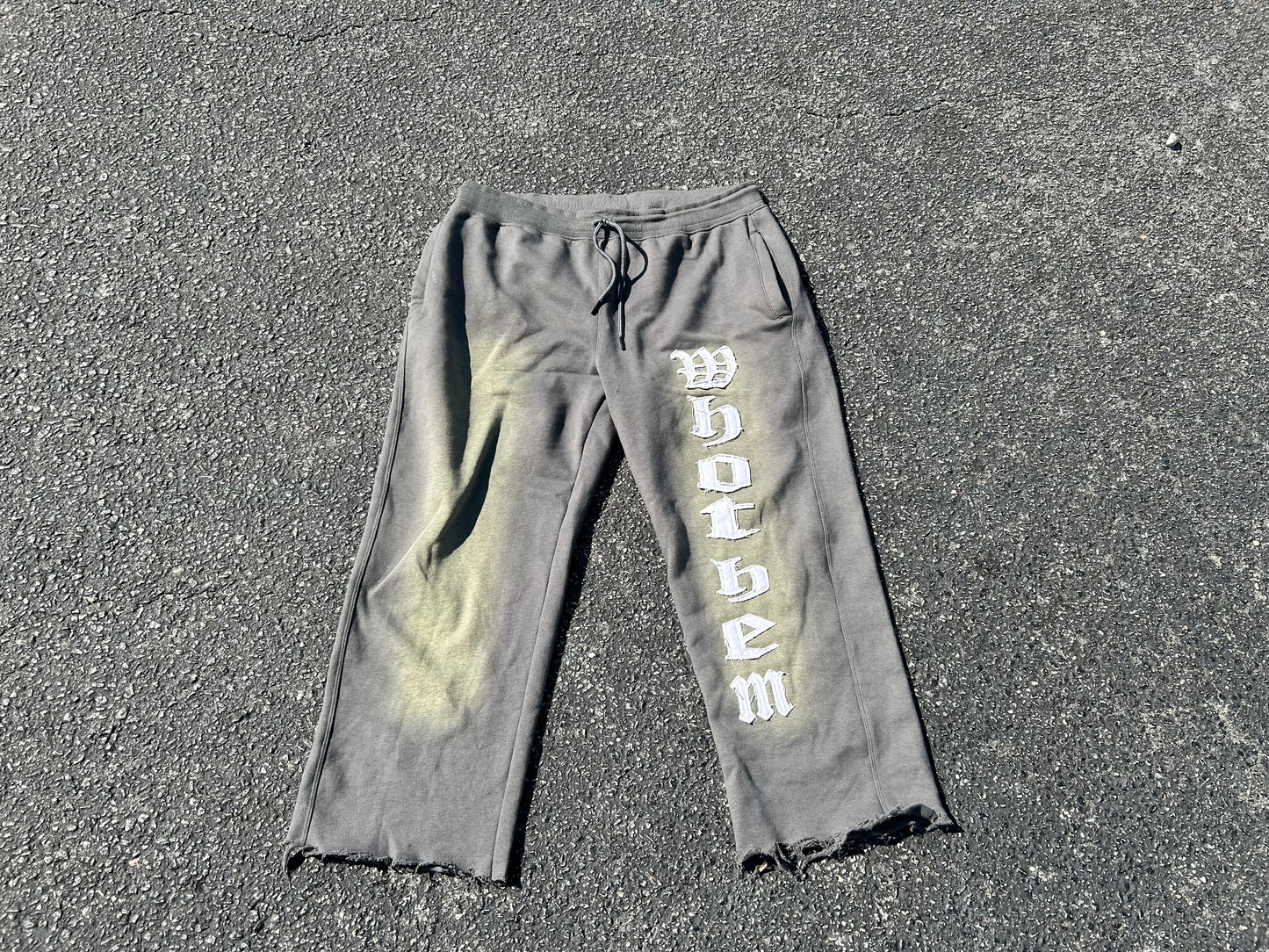 Grey “WhoThem” Sweatpants