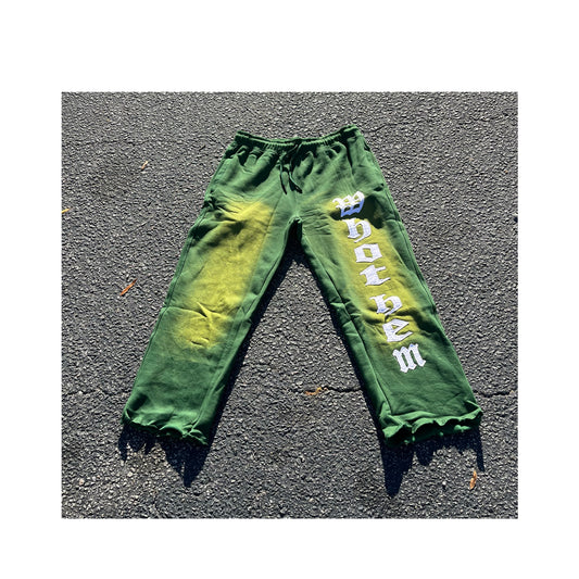 Green “WhoThem” Sweatpants